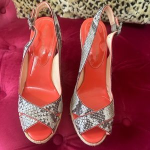 Audrey Brooke Espadrille Wedges Size 8.5M